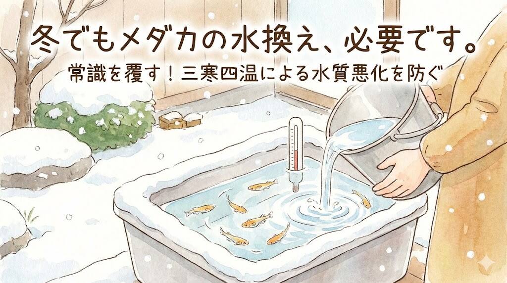 冬の水換えの必要性