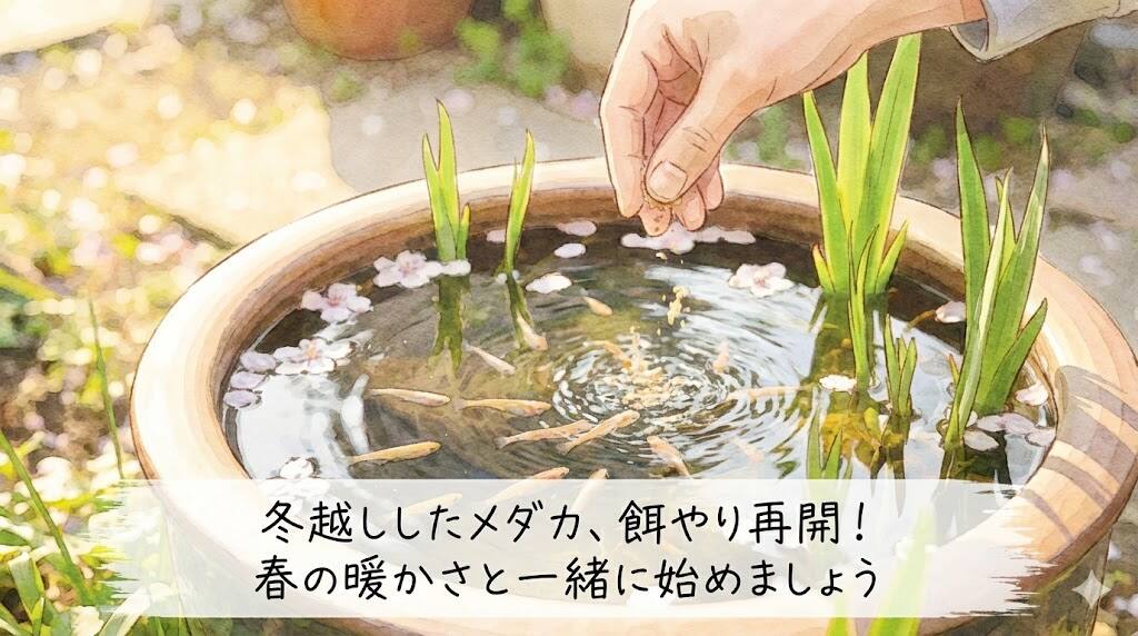 餌を再開するタイミング