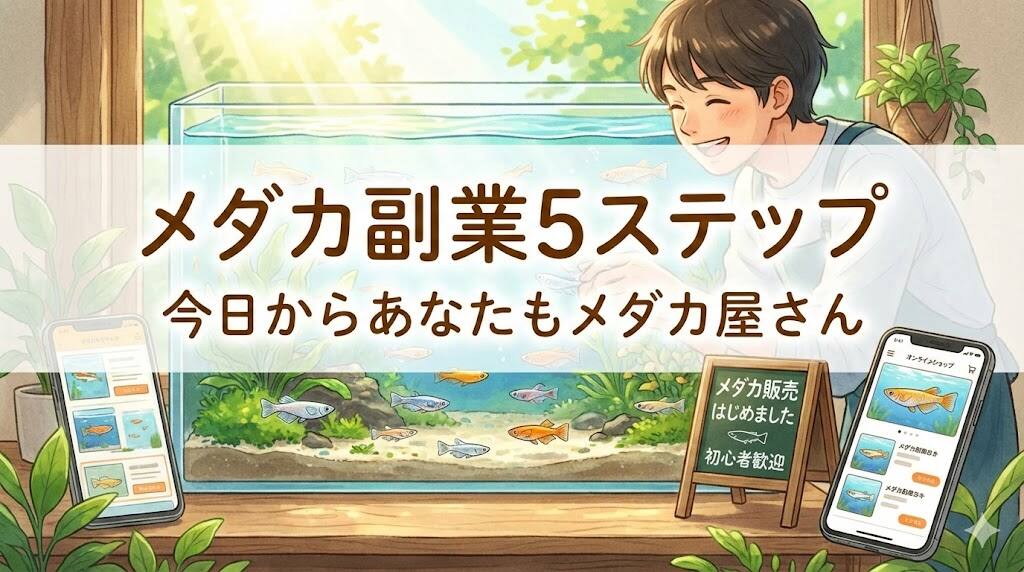 メダカ副業の始め方