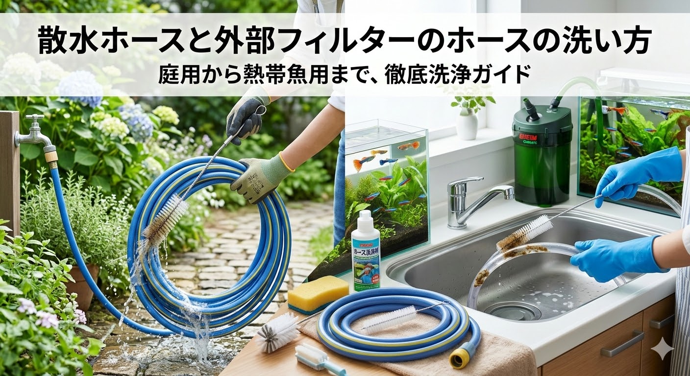 ホースの洗い方