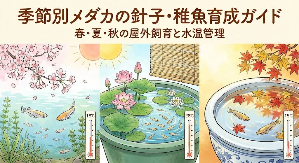 季節別の稚魚の育て方