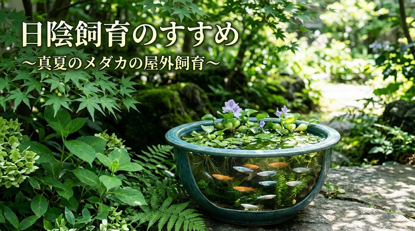 日陰飼育のすすめ