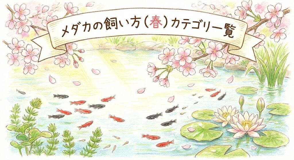 メダカの飼い方（春）