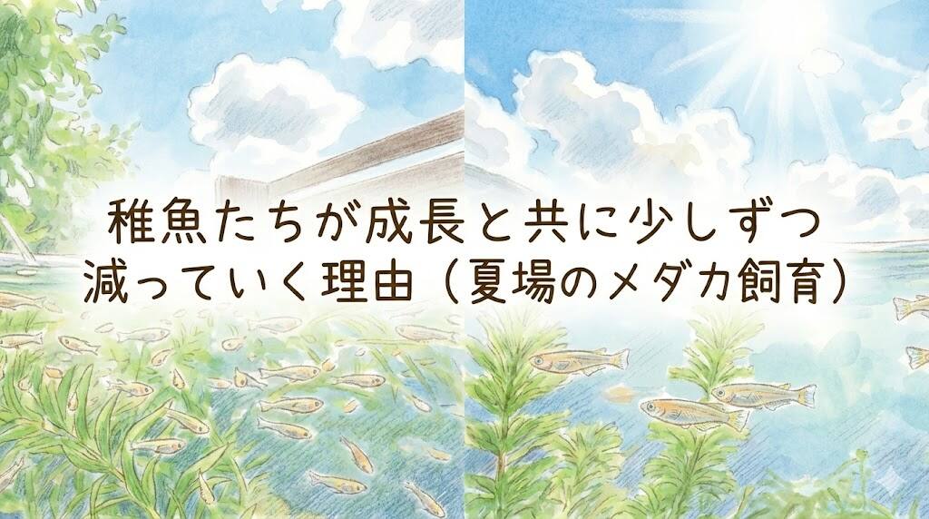稚魚が成長と共に減っていく理由