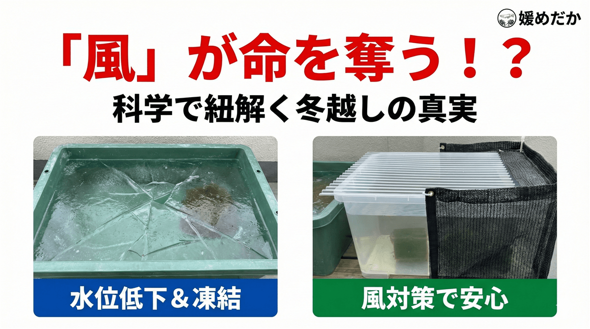 寒さより「風」が危険？